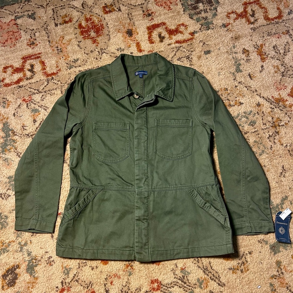 Democracy Olive Green Utility Jacket